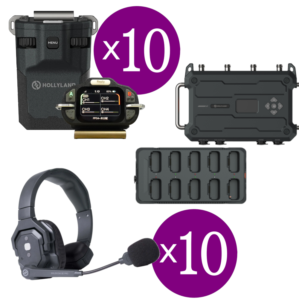 Hollyland Solidcom H1 Geo 10 Way System