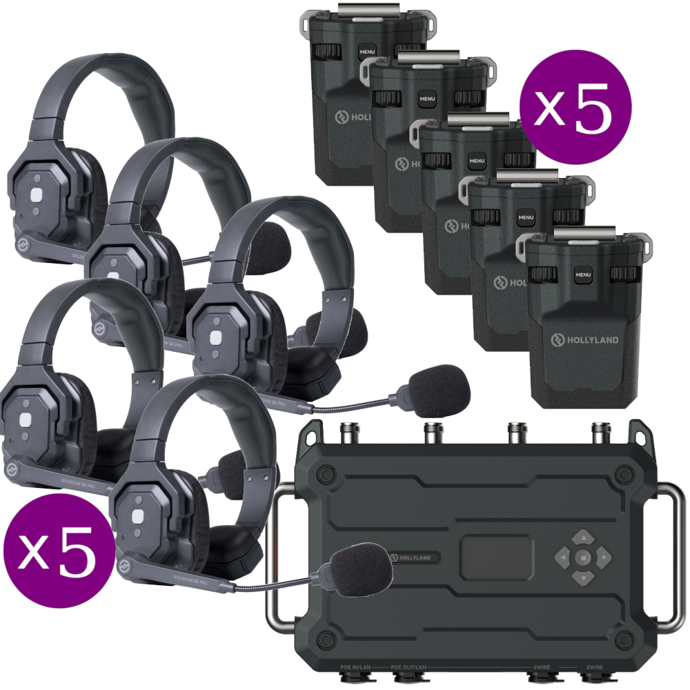 Hollyland Solidcom H1 Geo 5 Way System